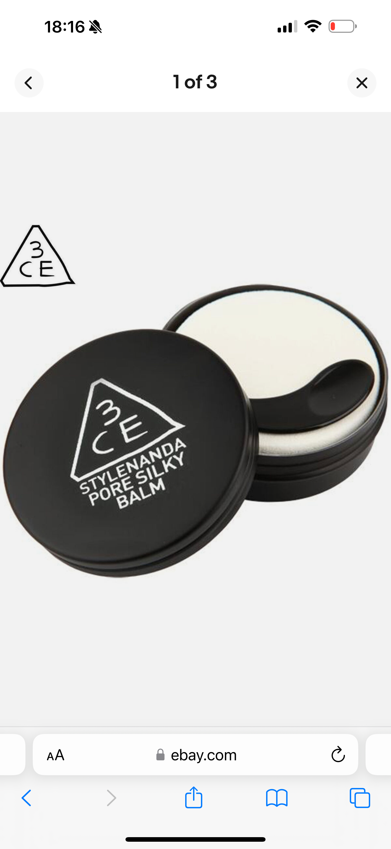 3CE - Pore Silky Balm