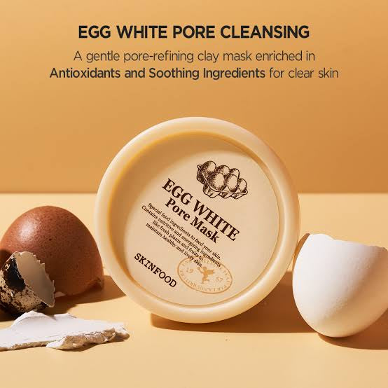 SKINFOOD EGG WHITE PORE MASK 125G